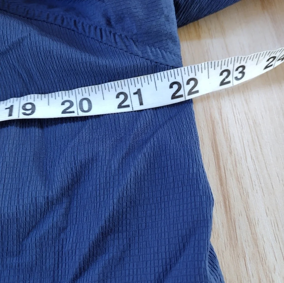 Athleta Amalfi UPF Bomber Jacket, Size Medium Navy Blue - Picture 8 of 9